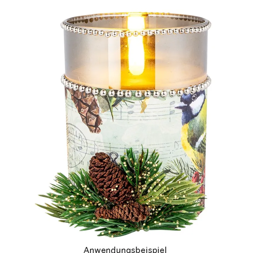 Duo-Design-Papiere, Winterzeit 1, beidseitig bedruckt, 25cm x 25cm, 250g/m², 20 Blatt