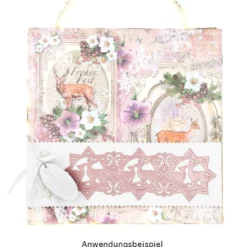 Duo-Design-Papiere, Winterzeit 1, beidseitig bedruckt, 25cm x 25cm, 250g/m², 20 Blatt