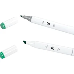 Duo-Marker mit 2 Spitzen, Sortierung 2, auf Wasserbasis, 20 Stück
