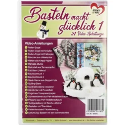 DVD Basteln macht glücklich 1, Julia Sieweke & Karin Jittenmeier, 21 Video-Anleitungen, 74 min.