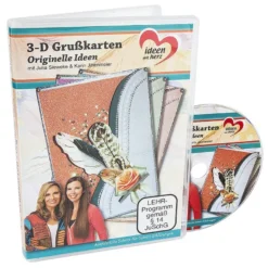 DVD, 3-D Grußkarten: Originelle Ideen, Julia Sieweke & Karin Jittenmeier, 80 Min.