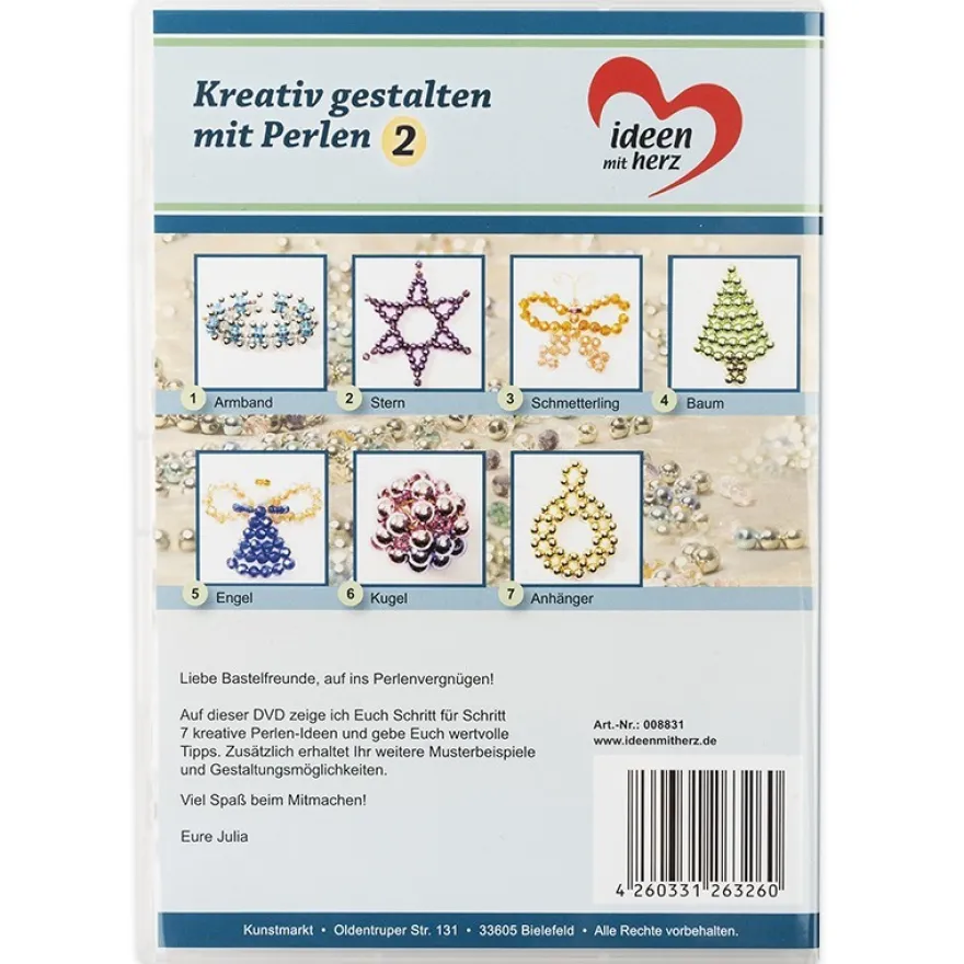 DVD, Kreativ gestalten mit Perlen 2, Julia, 70 Min.