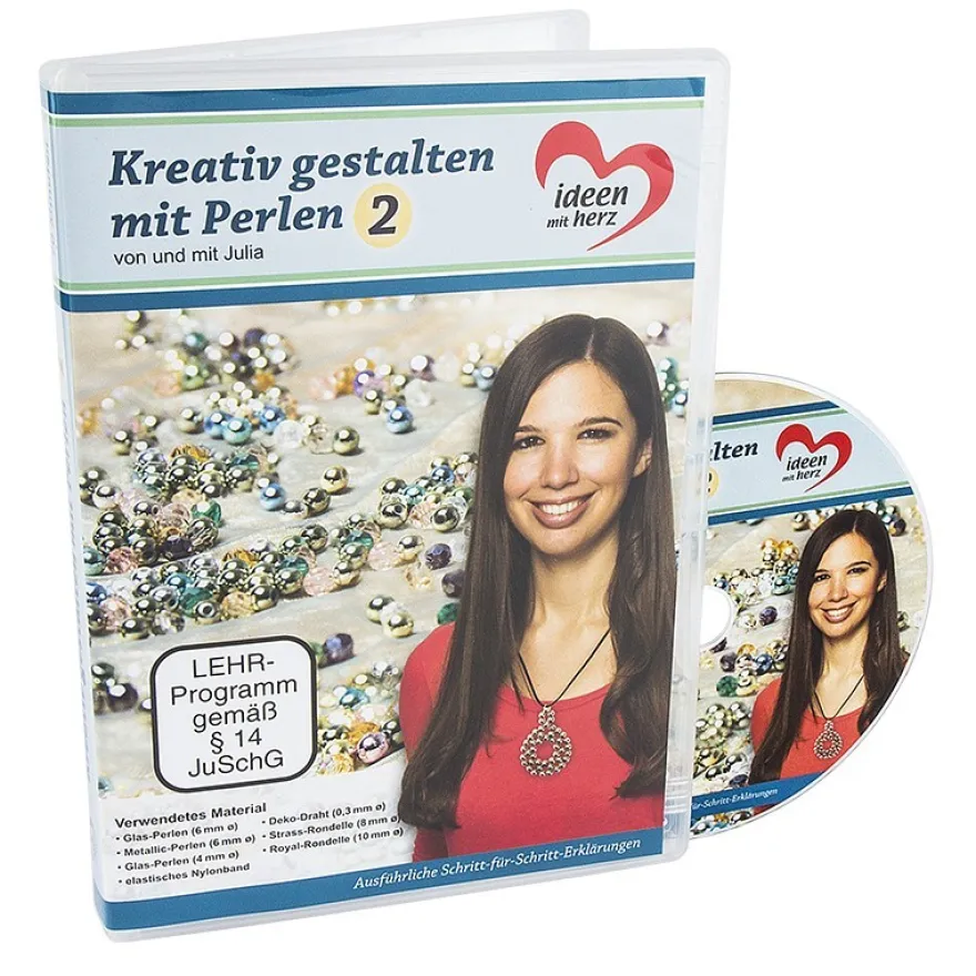 DVD, Kreativ gestalten mit Perlen 2, Julia, 70 Min.