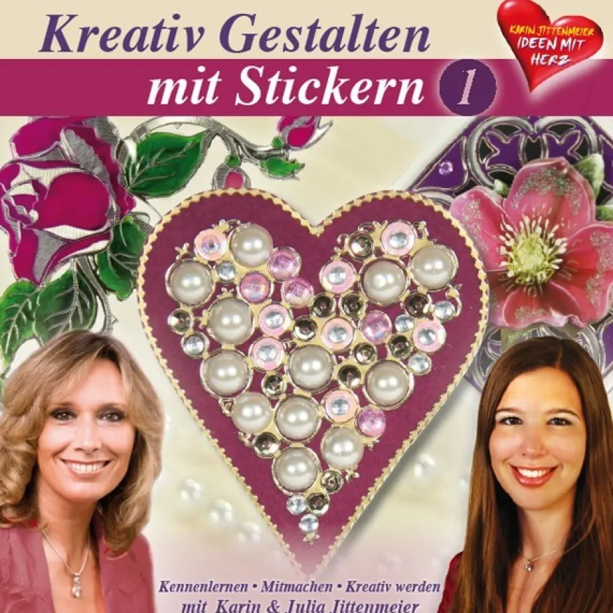 DVD, Kreativ Gestalten mit Stickern, 140 min, J.&K. Jittenmeier