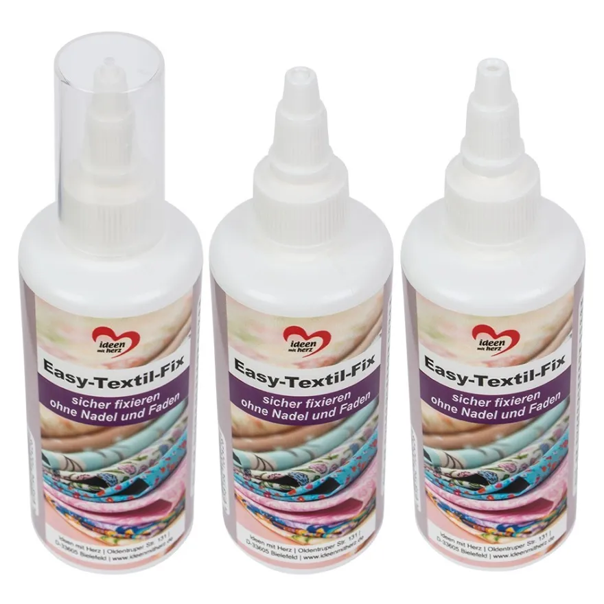 Easy-Textil-Fix, sicher fixieren ohne Nadel und Faden, 100ml