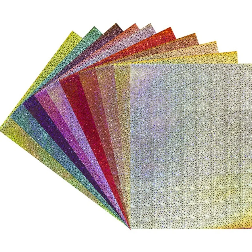 Effekt-Karton, Laserstars, DIN A4, 200 g/m², 10 verschiedene Farben, 20 Stück