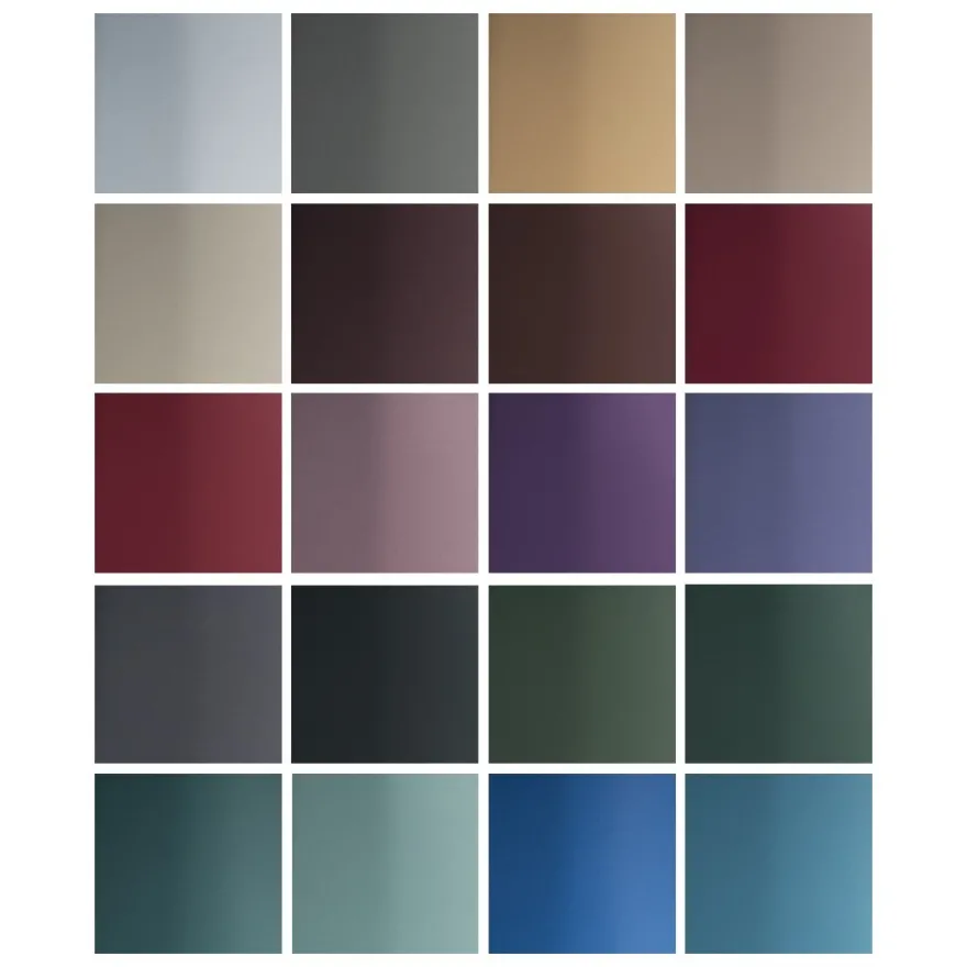Effekt-Karton, metallic-matt, DIN A4, selbstklebend, 200 g/m², 20 Farben, 20 Bogen