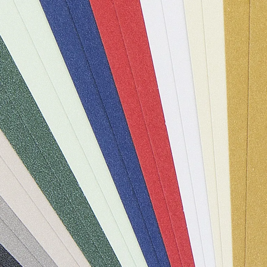 Effekt-Karton, Perlmutt, DIN A4, 250 g/m², 10 verschiedene Farben, 20 Bogen