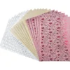 Effekt-Papiere, Glitzer-Mix, DIN A4, selbstklebend, 3 verschiedene Designs, 20 Stück