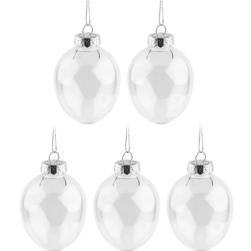 Eier zum Befüllen, Ø 6,5cm, 9,8cm hoch, 5 Stück