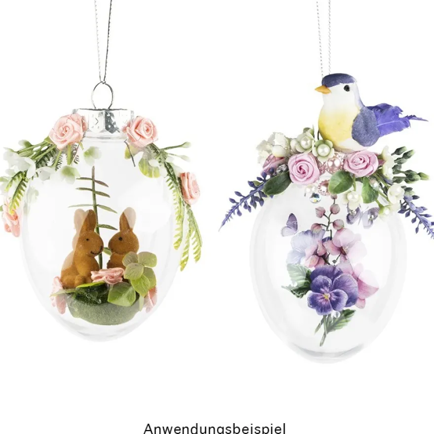 Eier zum Befüllen, Ø 6,5cm, 9,8cm hoch, 5 Stück