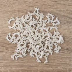 Engelsflügel aus Acryl, Design 3, 1,9 cm, weiß-irisierend, 100 Stück