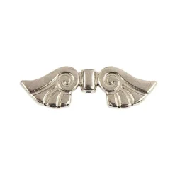 Engelsflügel, Design 2, 1,9cm, hellgold, 30 Stück