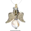 Engelsflügel, Design 7, 3,7cm, hellgold, 10 Stück