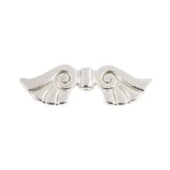 Engelsflügel, Design 2, 1,9cm, silber, 30 Stück
