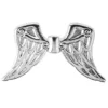 Engelsflügel, Design 7, 2,3cm, silber, 20 Stück