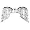 Engelsflügel, Design 6, 1,9cm, silber, 30 Stück