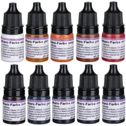 Epoxidharz-Farben, hochpigmentiert, 10 Farben, je 5ml