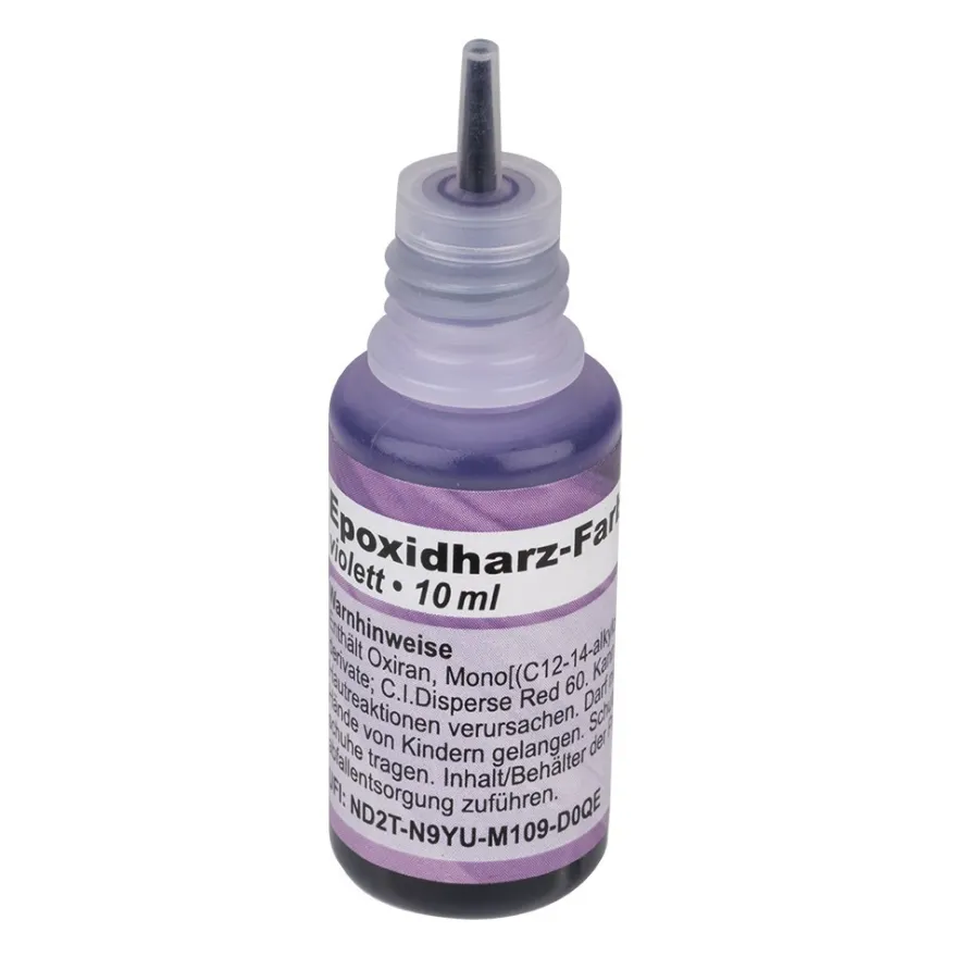 Epoxidharz-Farben, 10 verschiedene Farben, je 10ml