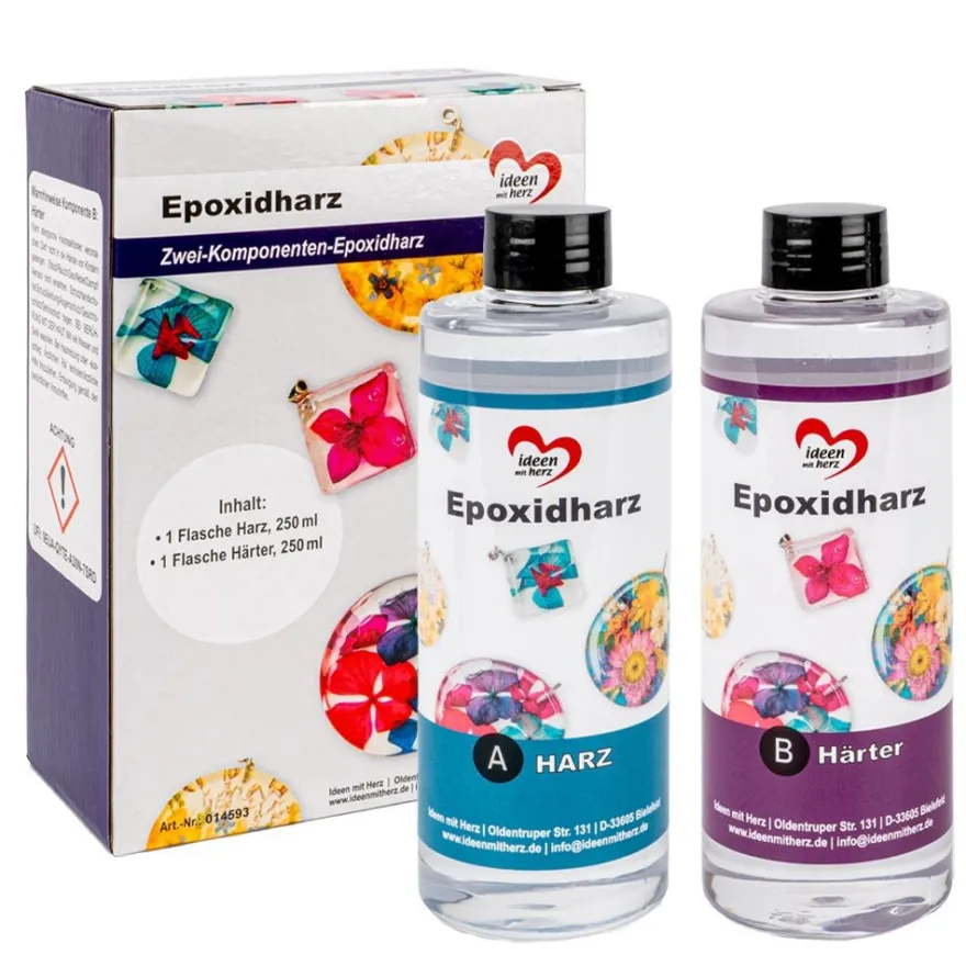 Epoxidharz, 250ml Harz, 250ml Härter