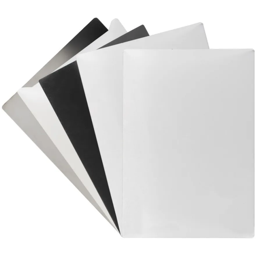 Ersatzplatten, für die Präge- & Stanzmaschine "Stanzfee", 5 verschiedene Platten