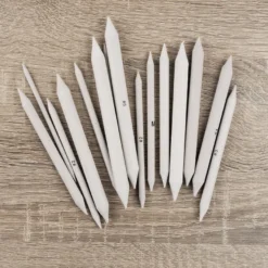 Estompen, Papierwischer, 7 verschiedene Größen, 15 Stück