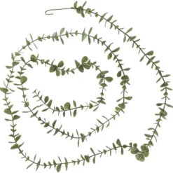 Eukalyptus-Girlanden, je 2,30m lang, grün, 5 Stück