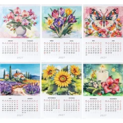 ExklusivBox: Diamond-Painting-Wandkalender für 2027 & 2028, 4-teilig