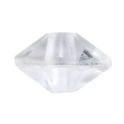 Facetten-Perlen, transparent, Ø6mm, klar, 100 Stück