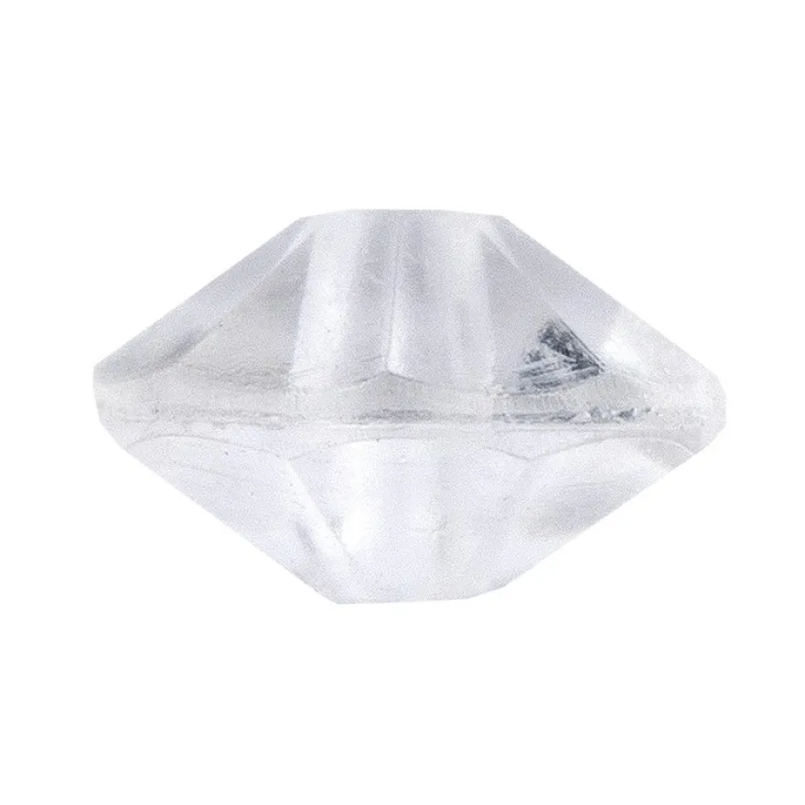 Facetten-Perlen, transparent, Ø6mm, klar, 100 Stück