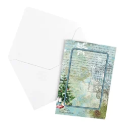 3-Fach Motiv-Grußkarten, Rechteck, Winter 1, 11,5cm x 16,5cm, inkl. Umschläge, 10 Stück