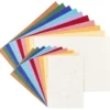Fadengrafik-Grußkarten "Kerzengesteck", Leinen-Optik, B6, 10 Farben, inkl. Umschläge, 10 Stück