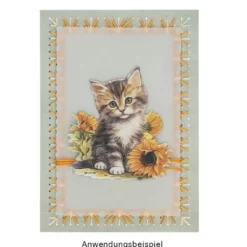 Fadengrafik-Grußkarten, Soft-Marmor, 11,5cm x 16,5cm, 300g/m², 10 Farben, inkl. Umschläge, 20-teilig