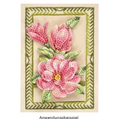 Fadengrafik-Grußkarten, Soft-Marmor, 11,5cm x 16,5cm, 300g/m², 10 Farben, inkl. Umschläge, 20-teilig