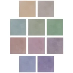 Fadengrafik-Grußkarten, Soft-Marmor, 11,5cm x 16,5cm, 300g/m², 10 Farben, inkl. Umschläge, 20-teilig