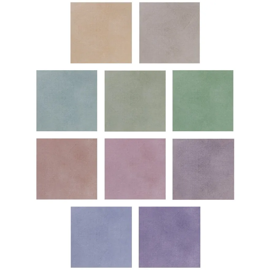 Fadengrafik-Grußkarten, Soft-Marmor, 11,5cm x 16,5cm, 300g/m², 10 Farben, inkl. Umschläge, 20-teilig