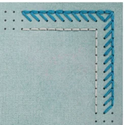 Fadengrafik-Grußkarten, Soft-Marmor, 11,5cm x 16,5cm, 240g/m², 10 Farben, inkl. Umschläge, 20-teilig