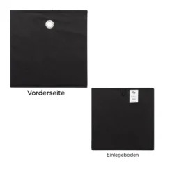 Faltbare Aufbewahrungsboxen, 30cm x 30cm x 30cm, schwarz, 6 Stück