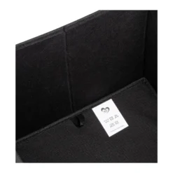 Faltbare Aufbewahrungsboxen, 30cm x 30cm x 30cm, schwarz, 3 Stück