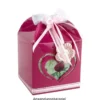 Faltboxen Herz, 250g/m², 7,2cm x 7,2cm x 10cm, versch. Farben & Papiere, 10 Stück