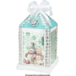 Faltboxen, Laterne, 250g/m², 20,5cm x 10cm x 10cm, verschiedene Pastellfarben, 10 Stück