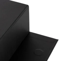 Faltbox mit Magnetverschluss, 21cm x 17,3cm x 8,2cm, 1200 g/m², schwarz