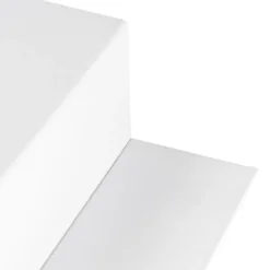 Faltbox mit Magnetverschluss, 21cm x 17,3cm x 8,2cm, 1200 g/m², weiß