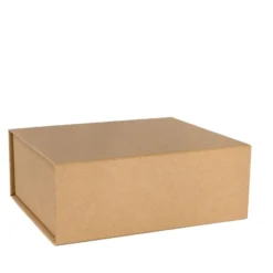 Faltbox mit Magnetverschluss, 21cm x 17,3cm x 8,2cm, 1200 g/m², Kraftpapier