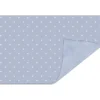 Faltpapiere, Duo-Design 35, 10cm x 15cm, Punkte/hellblau, 50 Stück