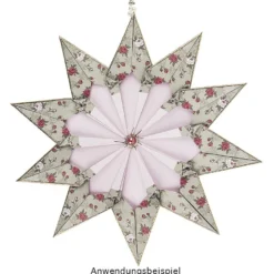 Faltpapiere Duo-Design 26, 10x15 cm, Blumen/rosa, 50 Stück
