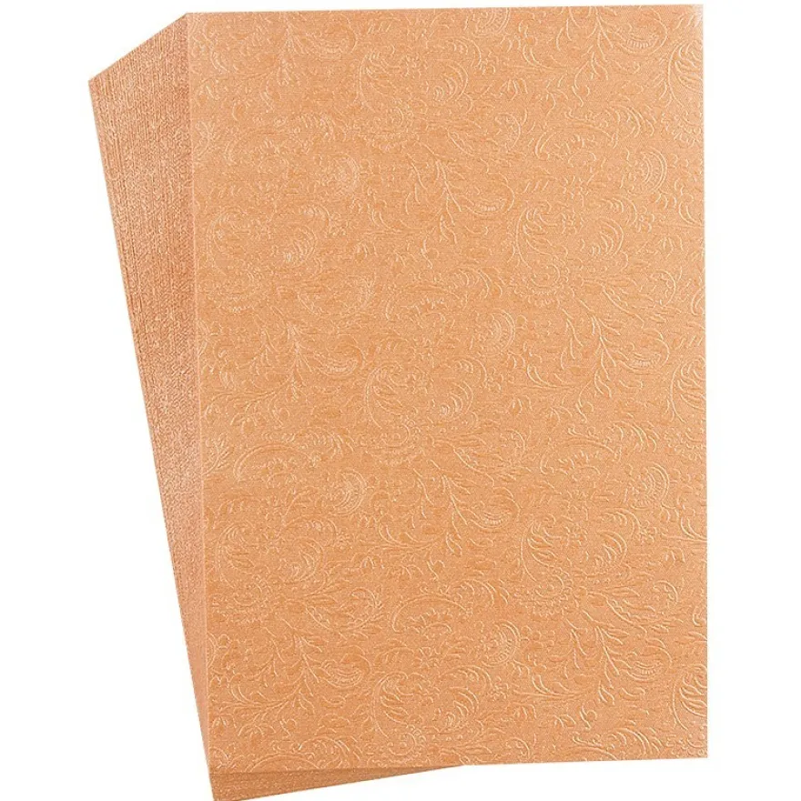 Faltpapiere "Nova 11", 10x15cm, 50 Stück, apricot
