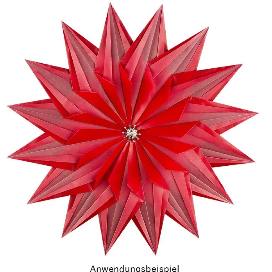 Faltpapiere, transparent, 20cm x 20cm, 110 g/m², rot, 100 Stück
