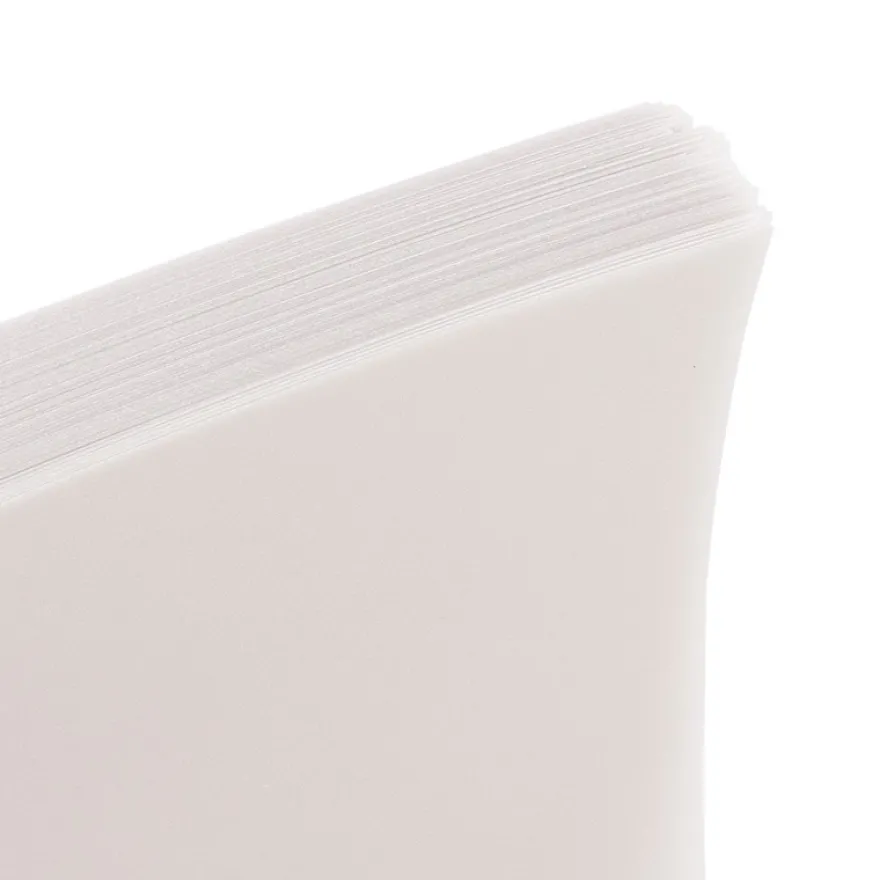 Faltpapiere, transparent, 20cm x 20cm, 110 g/m², weiß, 100 Stück