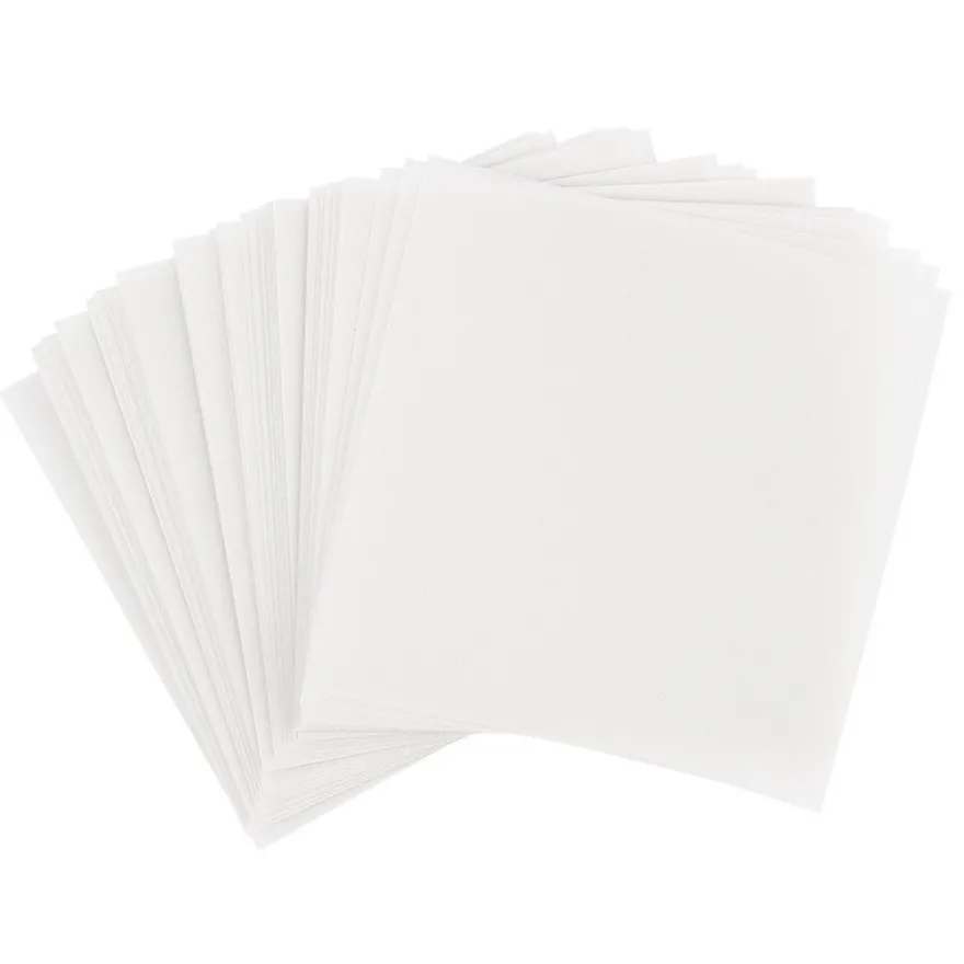 Faltpapiere, transparent, 20cm x 20cm, 110 g/m², weiß, 100 Stück